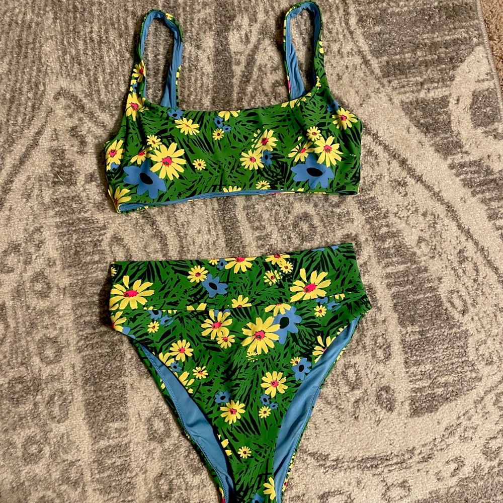 Aerie High waist Swimsuit Size L